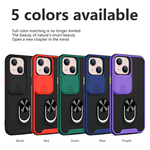 Κάλυμμα κάμερας θήκη τηλεφώνου με θήκη για δαχτυλίδι